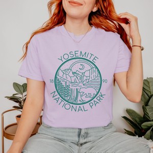 Simply Sage Market Yosemite National Park Garment Dyed Tee - XL - Orchid - 1 of 4