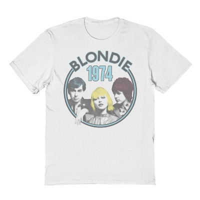 Blondie Men's Blondie 1974 Short Sleeve Graphic Cotton T-shirt - White ...