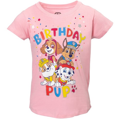 Birthday Girl Paw Patrol Skye 4th Birthday Toddler Kids Long sleeve T- –  Tstars