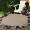 Beach House BHS414 Power Loomed Stain Resistant Non-Shedding Indoor/Outdoor Rugs - Safavieh - 2 of 4