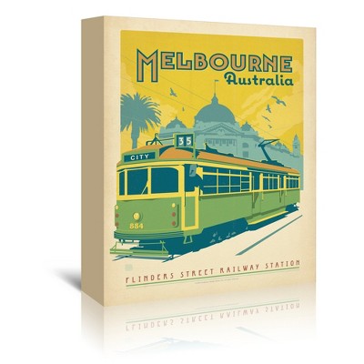 Melbourne Trolley by Anderson Design Group Wrapped Canvas - Americanflat - 5" x 7"