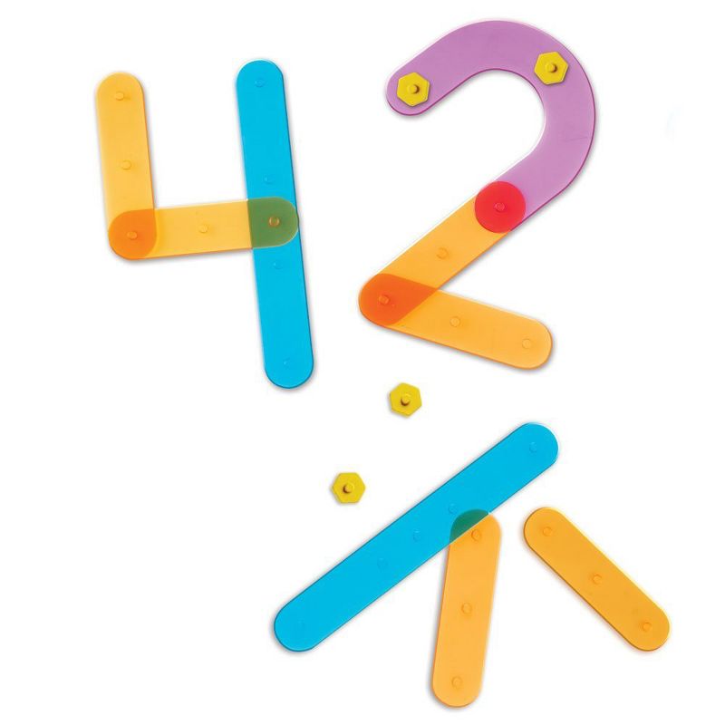 Learning Resources Number Construction - 50 Pieces, Ages 3+ Toddler Learning Toys, Numbers for Kids, 4 of 7