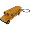 KiNSFUN Classic Mini Long Nose School Bus 2.5 Inch Die Cast Metal Model Key Chain - 2 of 4