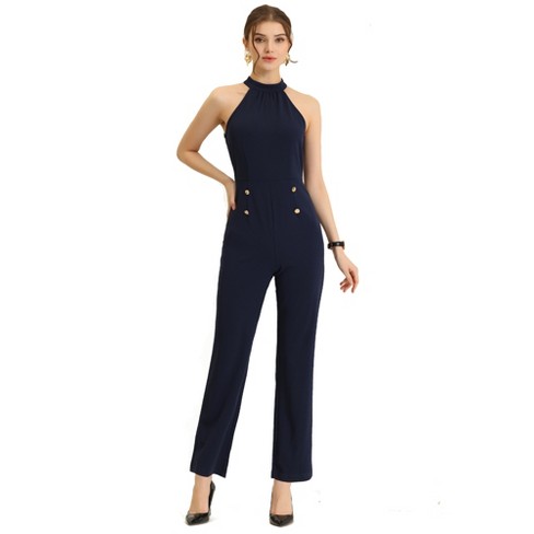 Target cheap navy jumpsuit