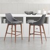 Zuo Moor Counter Stool Dark Gray - 3 of 4