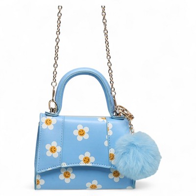 Willow & Ruby Girls' Smiley Daisy Print Mini Top Handle Crossbody Bag for Kids (Youth) - image 5