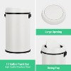 17 Gallon/65 Liter Trash Can, Fingerprint-Proof Stainless Steel Swing Top Garbage Can with Swing Lid for Restaurant, Home - 3 of 4