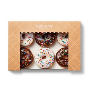 Iced Sprinkle Raised Donuts Variety - 6ct - Favorite Day™ - 1 of 3