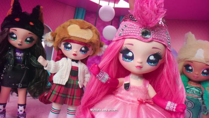 Na Na Na Surprise Minis Series 3 - 4&#34; Fashion Doll , With Confetti Surprise, 2 of 9, play video