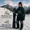 Alpine Swiss Mens Snow Bib 10K Waterproof Ski Overalls Insulated Snowboard Pants Windproof Breathable Outdoor Winter Sports - 2 of 4