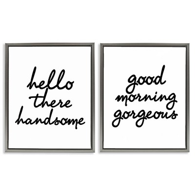 Stupell Industries Handsome & Gorgeous Greetings, 31" x 25"