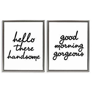 Stupell Industries Handsome & Gorgeous Greetings, 31" x 25" - 1 of 4