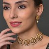 SOHI Women's Gold Gold Plated Designer Stone Jewellery Set - 4 of 4