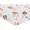 Sweet Jojo Designs Girl Baby Fitted Crib Sheet Mermaids Pink Blue and Orange - 3 of 4