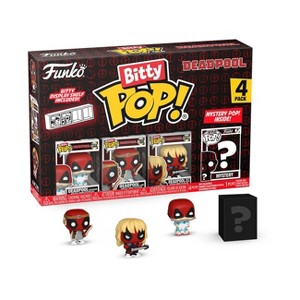 FUNKO Bitty POP! Deadpool Sleepover/Larp/Heavy Metal Vinyl Figures - 4pk - 1 of 4