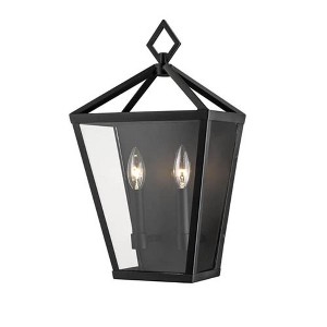 Millennium Lighting Arnold 2 - Light Wall Light in  Powder Coat Black - 1 of 2