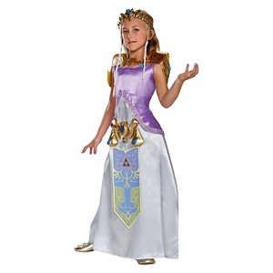 Halloween Girls Legend of Zelda Princess Zelda Deluxe Costume - X-Large, Girl