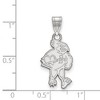 Black Bow Jewelry 14k White Gold Iowa State Cyclones NCAA Large Pendant - 2 of 3