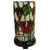 Amora Lighting Tiffany Style Floral Mini Table Lamp 10 Inch Tall - 2 of 4