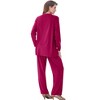 Roaman's Women's Plus Size Velour Jogger Set - 3 of 4