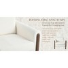 PAGED Oversized Accent Chair Upholstered Living Room Chairs Comfy Armchair with Walnut Legs for Living Room, Study - 4 of 4