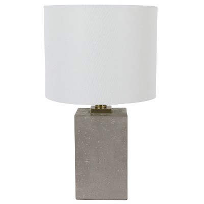 17" Rance Table Lamp Concrete - Decor Therapy