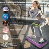 NAYSAYE Vibration Plate Fitness Equipment Whole Body Massager for Energy Boost and Toning, Purple, 20.5"*14.2"*4.5" - 2 of 4