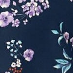 navy floral