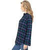 Woman Within Plus Size Classic Flannel Shirt - 4 of 4