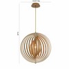 Eurofase Lighting Abruzzo 1 - Light Pendant in  Wood - 2 of 4