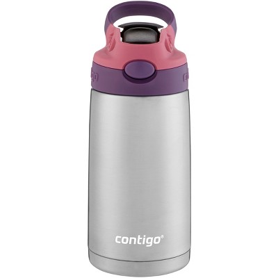 Image of Contigo Kid's 13 oz. AutoSpout Straw Water Bottle - Eggplant & Punch
