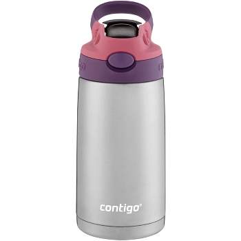 Contigo Kids Water Bottle with Straw - 2 Pack 14 oz - Kids Water Bottles  with Autospout Technology Spill Proof Easy-Clean Lid Design Ages 3 Plus  Dishwasher Safe Cosmos & Gummy Sharks