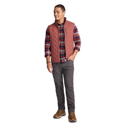 Jockey Outdoors by Luke Bryan Men's Flannel Field Shirt S Chestnut Plaid — фото 5