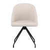 Martha Stewart Sora Upholstered Stationary Office Chair - 3 of 4