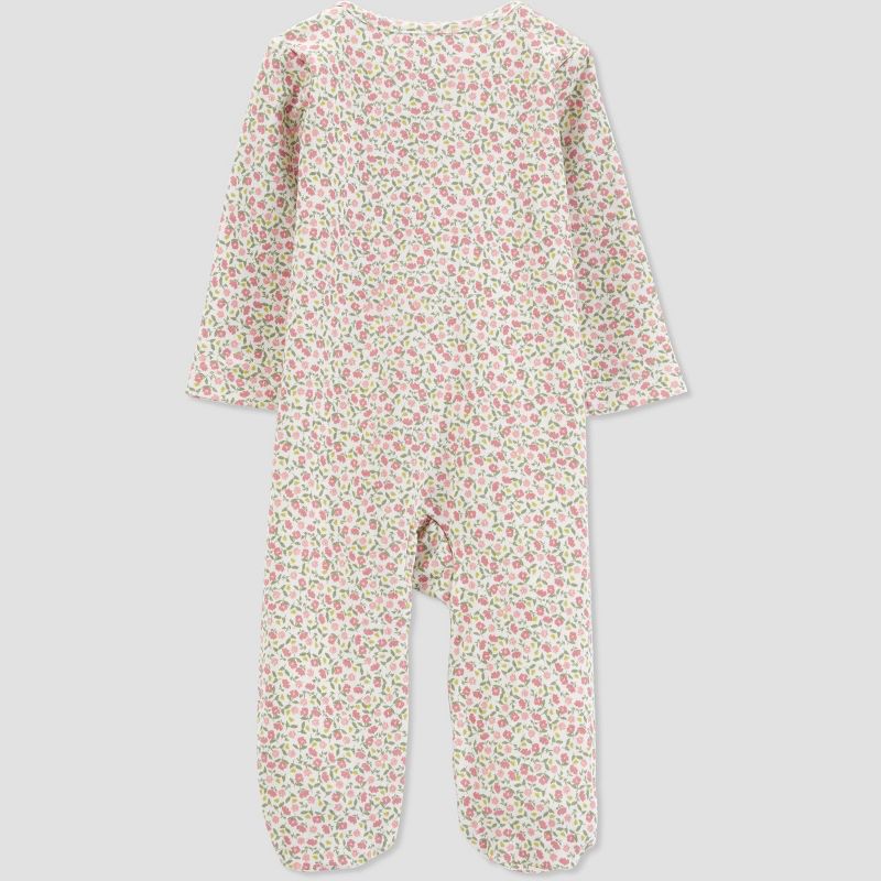 Carter's Just One You®️ Baby Girls' 'Little Sister' Footed Pajama - Pink, 3 of 5