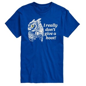 Men's - Instant Message - Dont Give A Hoot Short Sleeve Graphic T-Shirt - 1 of 4