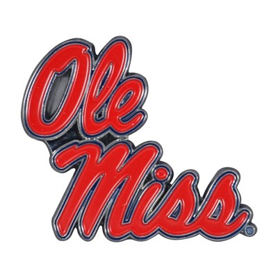 NCAA University of Ole Miss Rebels 3D Metal Emblem