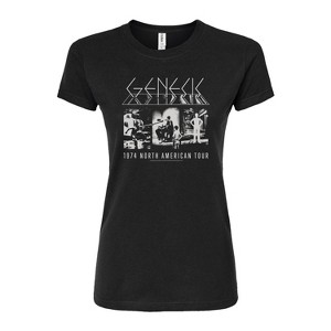 Women's - Genesis - North American Tour 1974 Fitted Graphic T-Shirt - 1 of 3