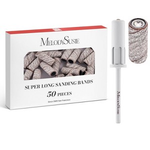 MelodySusie Super Long Sanding Bands with 6.65mm Crystal Mandrel Bit - 50 Pcs - 1 of 4