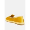 Saba Velvet Round Toe Slip-On women Loafers - 3 of 4