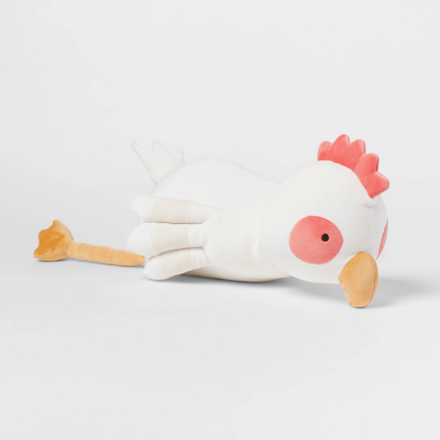 Детские мягкие игрушки Pillowfort Chicken Weighted Plush Kids' Throw Pillow White, цвет: Белый — фото 1