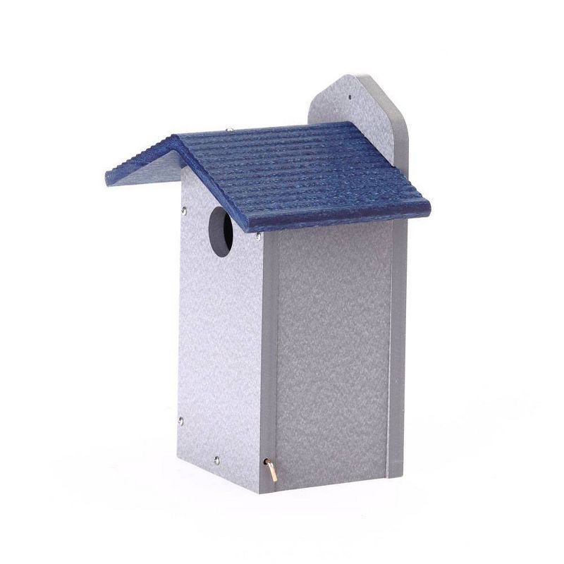 Green Solutions Rustic Recycled Bluebird House Blue - Birds Choice, 3 of 8