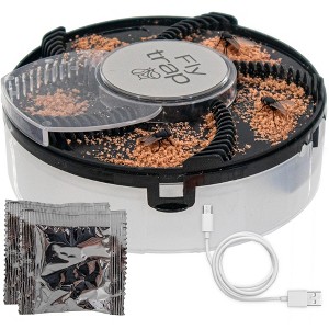5 Star Super Deals Electric Bug Fly Trap Mosquito Killer USB Powered, Insect Catcher 2 Bait Packets, Non-Toxic Safe Chemical-Free, Indoor Outdoor - 1 of 4