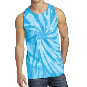 Mafoose Mens Cotton Tank Top Tie-Dye Sleeveless Shirt for Sports, Gym, Fitness Multi Color - 1 of 4