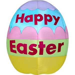 Gemmy Airblown Inflatable Easter Egg, 2.5 ft Tall, Pink - 1 of 3