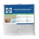Sealy Fresh Flow Breathable Waterproof Crib Mattress Pad