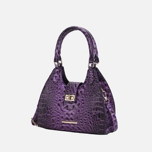MKF Collection Ava Women's Tote Faux Crocodile Embossed Vegan Leather Handbag by Mia K - 1 of 4