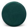 Chaela Velvet Metal Ottoman - Baxton Studio - 3 of 4