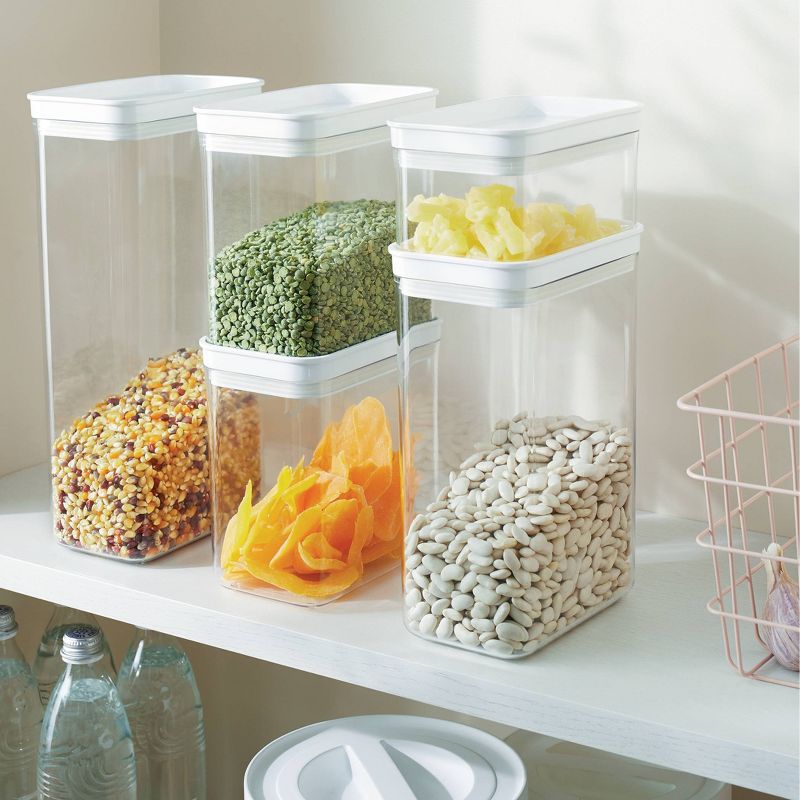 5pc Airtight Canister Set White - Brightroom&#8482;, 3 of 9