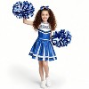 Joyfy Halloween Cheerleader Costume for Girls Cheerleader Uniform Child Cheerleader Costume for Halloween Party - Pink / Blue - 4 of 4